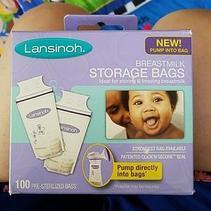 Lansinoh breast milk storage bags 100ct